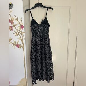 ASTR the label Midi Floral Lace Dress